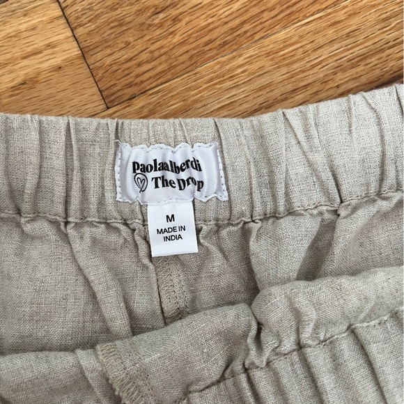 Amazon The Drop Linen Short with Drawstring Waist - Picture 2 of 6